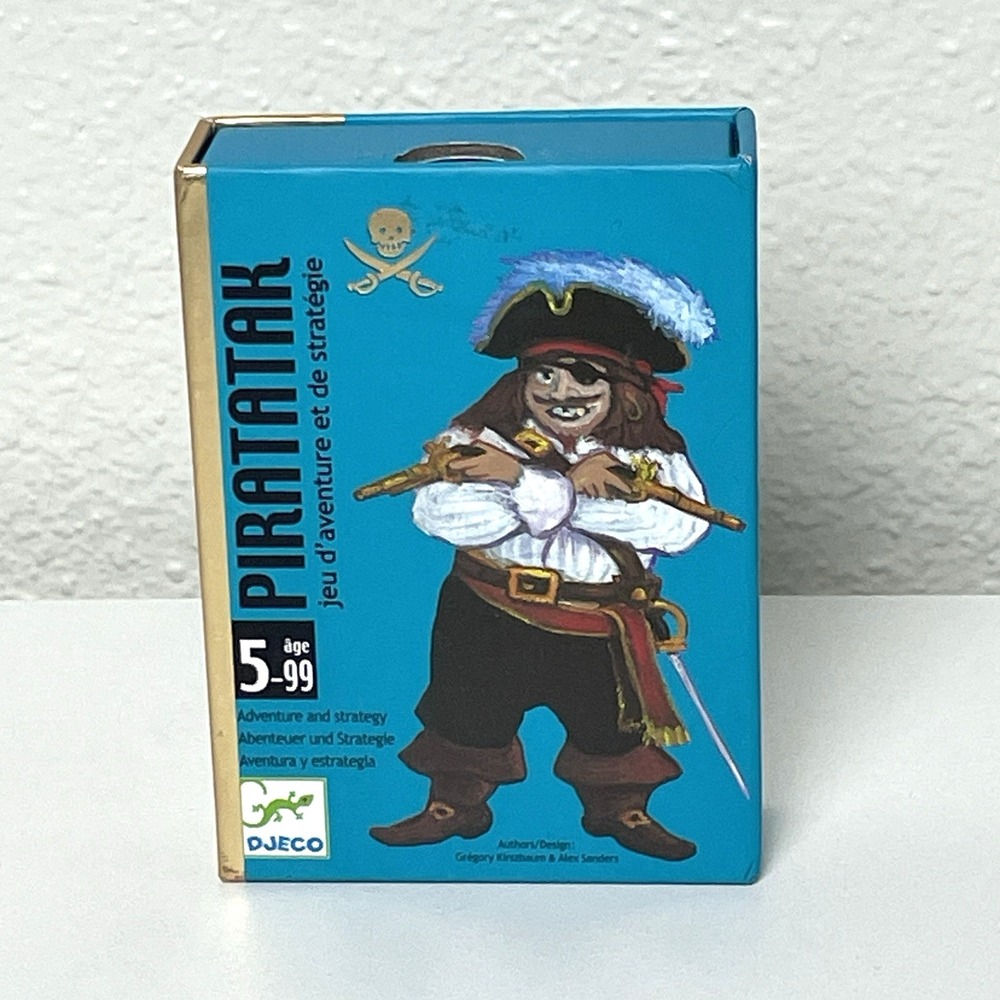 Djeco Piratatak Playing Card Game Pirate Adventure & Strategy Game